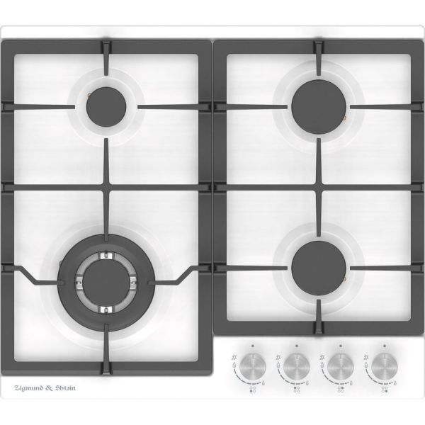 Варочная поверхность Zigmund & Shtain G 14.6 W газовая белый